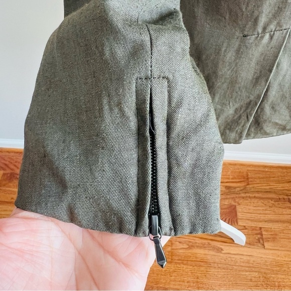 Lafayette 148 linen blazer with pockets - Picture 7 of 9